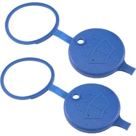 2 Pièces Bouchon de Réservoir de Lave-Glace, Sprinkler Cap, Universel, Compatible Voiture, Couvercle de Réservoir de Liquide, Lave Glace Bouchon, pour Réservoir Voiture