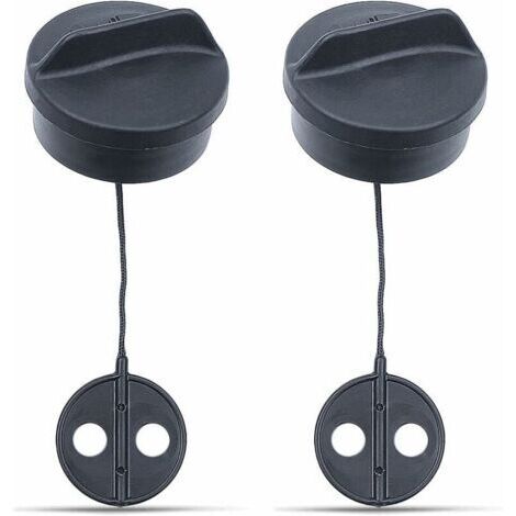 2 Pièces Bouchon de Réservoir pour STIHL FS38 FS45 FS55 FS56 FS80 FS81 FS85 FS88 FS120, AUMEL Bouchon Essence de Débroussailleuse Bouchon de Réservoir Rechange Pièces Détachées