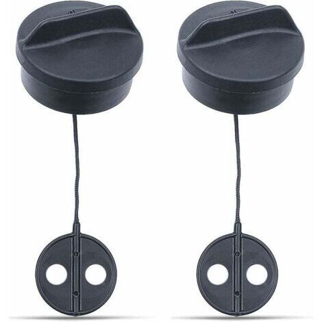 2 Pièces Bouchon de Réservoir pour STIHL FS38 FS45 FS55 FS56 FS80 FS81 FS85 FS88 FS120, AUMEL Bouchon Essence de Débroussailleuse Bouchon de Réservoir Rechange Pièces Détachées