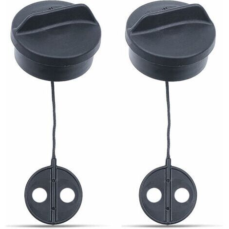 2 Pièces Bouchon de Réservoir pour STIHL FS38 FS45 FS55 FS56 FS80 FS81 FS85 FS88 FS120, AUMEL Bouchon Essence de Débroussailleuse Bouchon de Réservoir Rechange Pièces Détachées