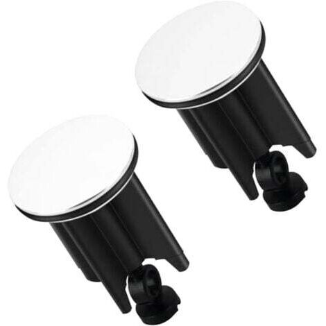 2 Pièces Bouchon Lavabo Universel 40mm Bouchon Lavabo Salle de Bain Bouchon de Lavabo Bouchon Baignoire Réglable en Hauteur pour Bonde Lavabo et Bidet