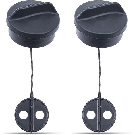 2 Pièces Bouchon Reservoir Debroussailleuse pour STIHL FS38 FS45 FS55 FS80 FS81 FS108 FS350 FS450 FS400 FS120 Bouchon d'Essence Ø intérieur 35.5mm 4126 350 0500, 4128 350 0503