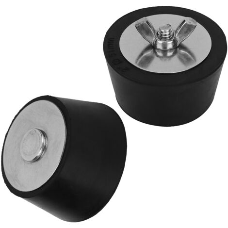 2 Pièces Bouchons en Caoutchouc Anti-Gel pour Piscine Hivernage 51mm