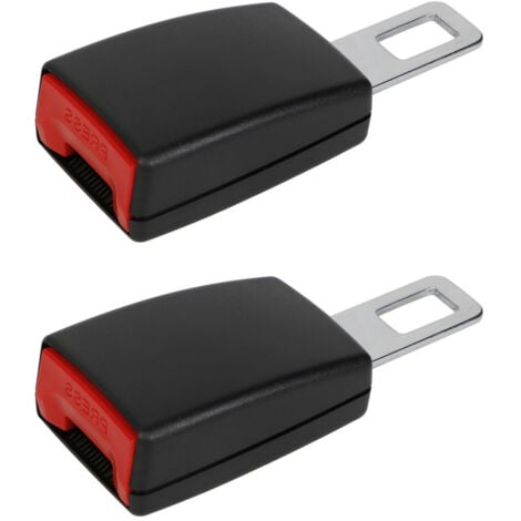 2 pièces boucle de ceinture de sécurité rallonge de ceinture de sécurité sangles de fixation universelles rallonge de ceinture de sécurité pince de siège de voiture ceinture de sécurité de voit Pince 