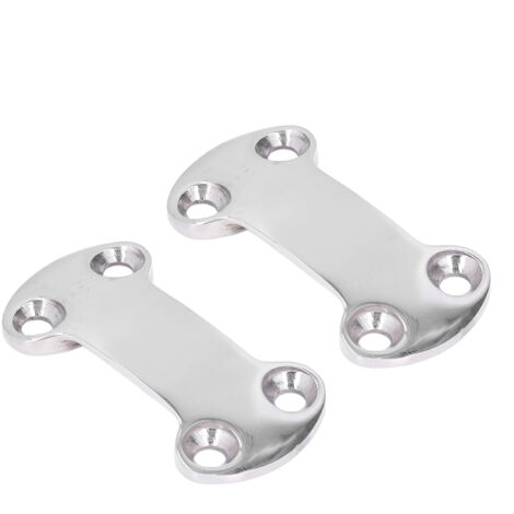 2 Pièces Boucles de Serrage en Sangle Acier Inoxydable 316 pour Rembourrage et Sangles de Fixation