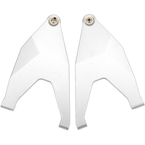 2 pièces Bras de Suspension Inférieur Avant pour TRAXXAS UDR 1/7, Liaison Usinée CNC, Amélioration Performance, Voiture RC, Argent