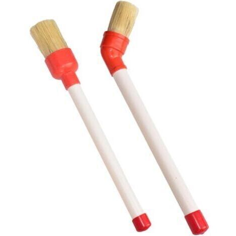 2 Pièces Brosse de Nettoyage / Brosse à Graisse pour Pneus, Outil de Nettoyage Compact pour Jantes et Bords