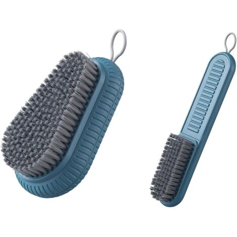 2 pièces brosse de nettoyage brosse à lessive brosse de nettoyage ménager outil pour la maison, les vêtements, les chaussures et la cuisine