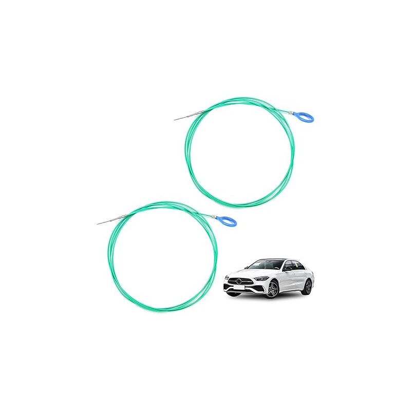 2 Pièces Brosse de Nettoyage pour Toit Ouvrant de Voiture, 300cm Brosse de Vidange Flexible, Brosse de Vidange de Nettoyage Extra Longue Flexible Fil