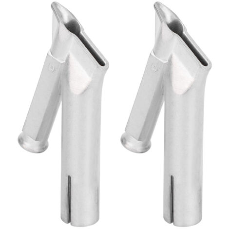 2 Pièces Buse de Pistolet à Souder Circulaire en Acier Inoxydable pour Soudage Plastique Rapide