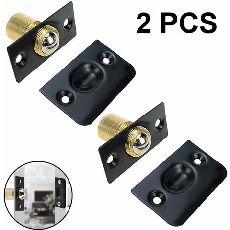 6 Pcs Stainless Steel Door Touch Beads Adjustable Ball Latches