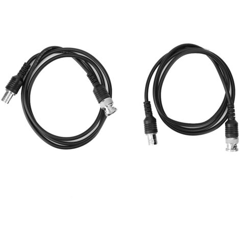 2 pièces Câble d'Extension BNC Mâle à Femelle pour Oscilloscope, Connecteur Coaxial