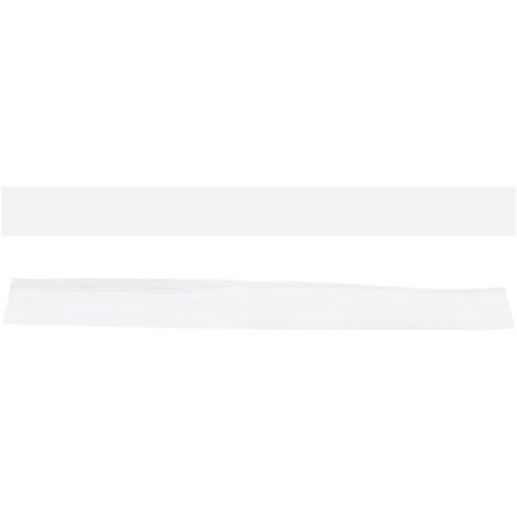 2 Pièces Cache‑Interstice de Plaque de Cuisson en Silicone, Bande d'Étanchéité Anti‑Graisse pour Cuisine, Blanc 53cm