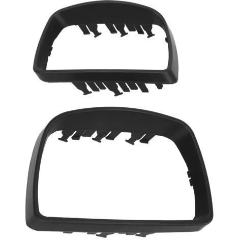 2 Pièces Cadre de Rétroviseur de Voiture ABS Gauche Droite Protecteur Résistant aux Chocs Ajustement 51168254903 pour X5 E53 2000 à 2007 Anneau de Couverture de