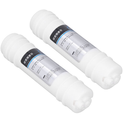 2 Pièces Cartouche Filtre à Fibres Creuses 10 Pouces, Haute Débit Filtration Eau, Raccords Rapides