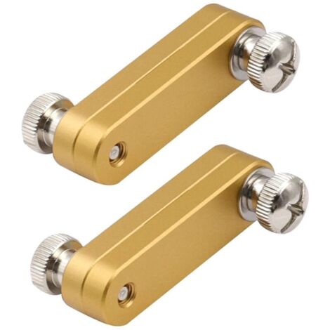2 pièces Center marqueur outil de marquage pièces en acier inoxydable règle bloc de positionnement échelle de travail du bois pièces