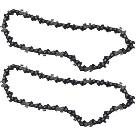 2 Pièces Chaîne de Tronçonneuse 6 Pouces 36DL Lame de Coupe de Scie en Acier allié 36 Maillons D'entraînement Kit de Mini Chaîne de Tronçonneuse Tronçonneuse de Remplacement pour