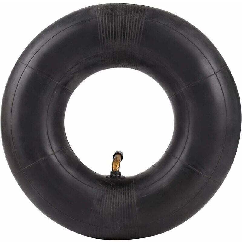 Ensoleille - 2 Pièces Chambre à Air 4.10/3.50-4 avec Tige de Valve pour Brouette Tondeuse Poussette Générateur Chariot de Jardin