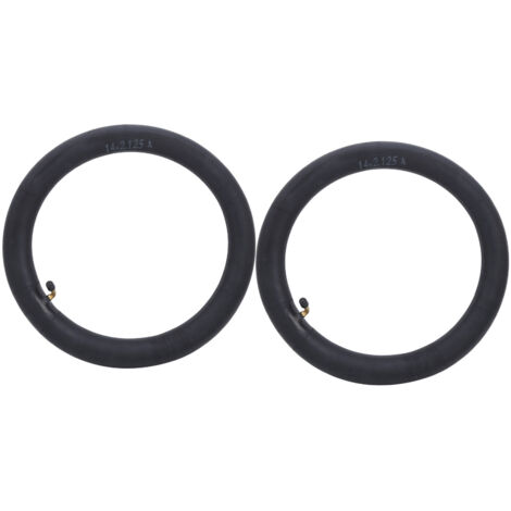 2 Pièces Chambre à Air Butyl Rechange Valve Coudée pour Vélo Pliable 14x2.125 Pouces