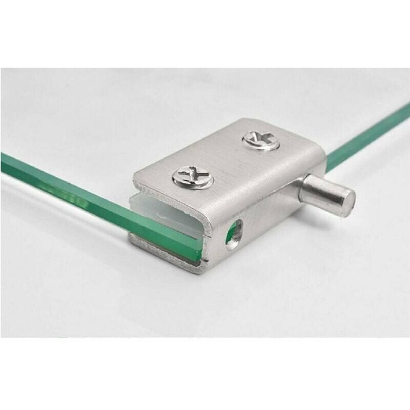 Trimec - 2 pièces] charnière de porte en verre sans cadre charnière de porte en verre en acier inoxydable pince à verre