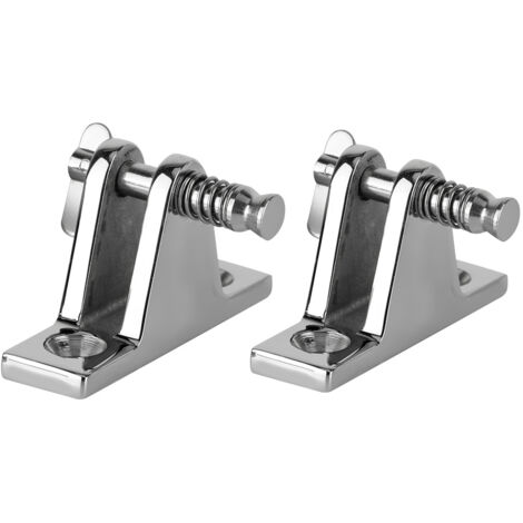 2 Pièces Charnière Rapide en Acier Inoxydable pour Trappe de Pont Bateau, Accessoire à Goupille 90°