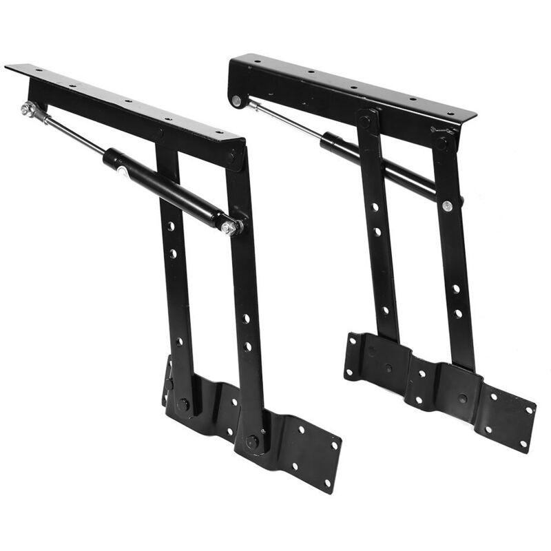 2 pièces Charniere Table Basse Relevable Charniere a Ressort pour Table Basse Pliante Relevable Charnière Hydraulique pour Meubles de Table Basse,A