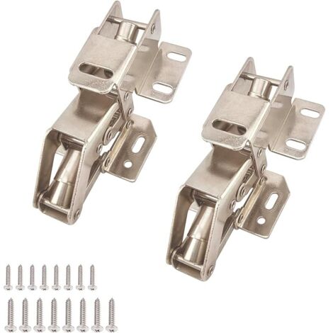 2 Pièces Charnières, 90 Degrés Charnières de Rabat, Charnière à Ressort, Charnière de Soutien pour Caravane Autocaravane, Camping Car
