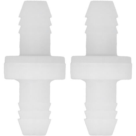 2 Pièces Clapet Anti-Retour 3/8 Pouce 10mm Plastique 1 Sens pour Pompe à Air Aquarium Compresseur Carburant Gaz Liquide