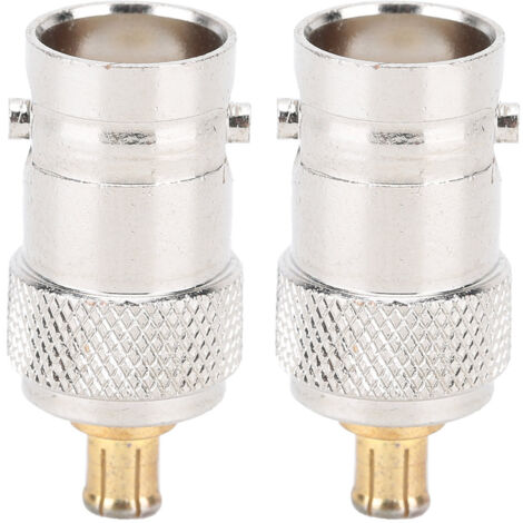 2 pièces Connecteur Adaptateur RF Coaxial BMC Femelle vers MCX Mâle