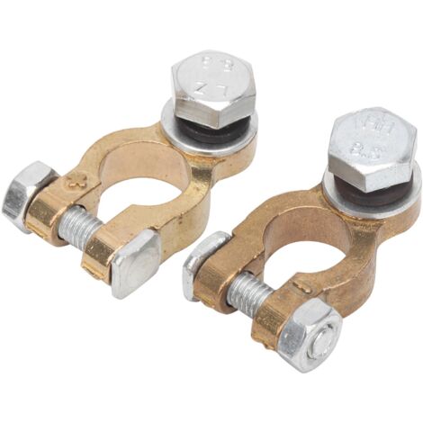 2 pièces Connecteur de Borne de Batterie 300A M10 à Vis Unique pour Voitures et Camions