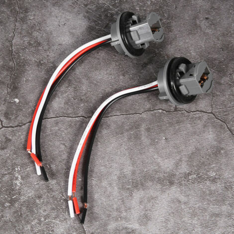 2 pièces Connecteur Douille Ampoule Voiture T20 7443, Adaptateur LED pour Feux Stop