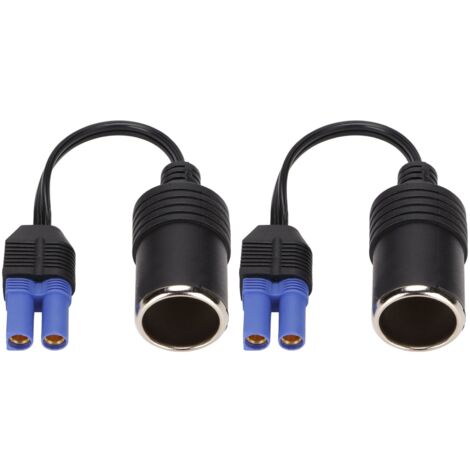 2 pièces Connecteur Femelle Allume-Cigare EC5 pour Batterie Voiture 12V Booster