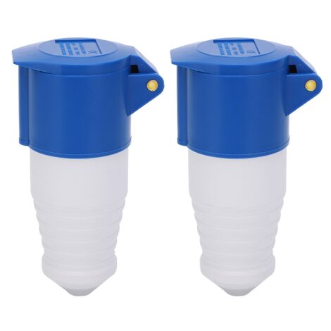 2 Pièces Connecteur Industriel 3 Broches 16A Antidéflagrant Étanche 220-250V pour Usage Intensif