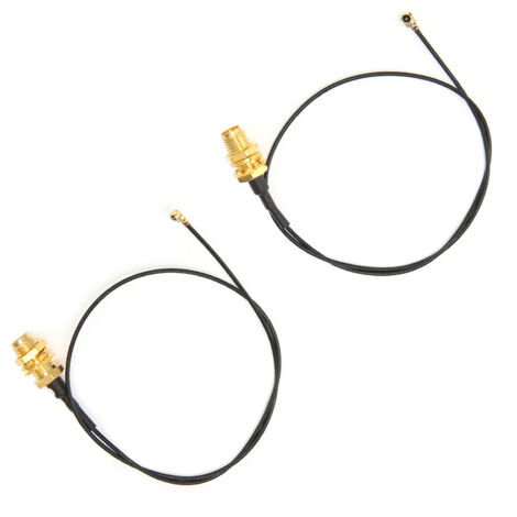 2 Pièces Connecteur IPEX à SMA Femelle avec Broche pour Antenne WiFi, Réseau GSM GPS LAN