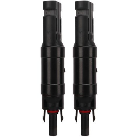 2 Pièces Connecteur Photovoltaïque Solaire 20A IP67 Étanche avec Fusible Diode pour Installation Panneaux Solaires