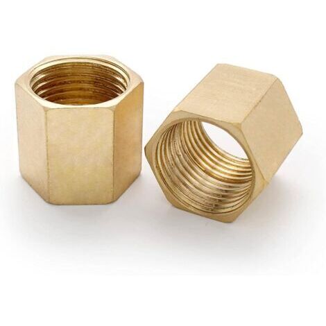 2 Pièces Connecteur Pneumatique, 1/2" Manchon Laiton, Hexagone Interne de 22 mm de Long Connecteur D'air, Peut Etre Utilisé pour le Raccordement D'outils Pneumatiques