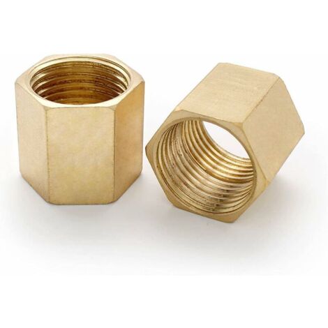 2 Pièces Connecteur Pneumatique, 1/2" Manchon Laiton, Hexagone Interne de 22 mm de Long Connecteur D'air, Peut Etre Utilisé pour le Raccordement D'outils Pneumatiques
