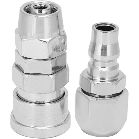 2 Pièces Connecteur Rapide à Verrouillage Automatique pour Joint Pneumatique - 40SP+40PP