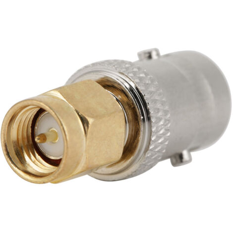 2 pièces Connecteur RF BNC Femelle vers SMA Mâle Adaptateur Coaxial de Test