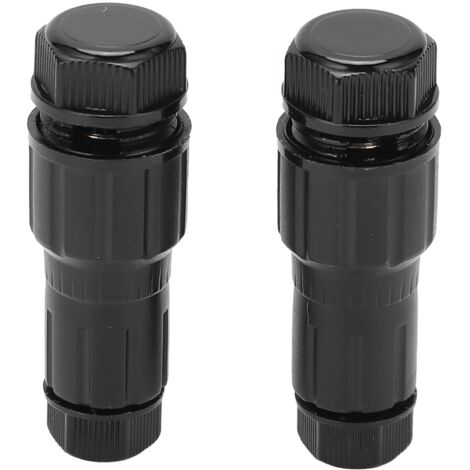 2 Pièces Connecteurs Fil Basse Tension Nylon Laiton pour Éclairage Paysager Projecteur Extérieur