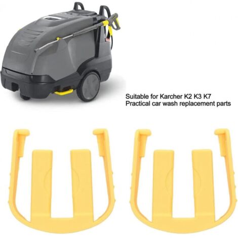 2 pièces connecteurs rapides C-clip, déclencheur de nettoyeur haute pression remplacement C-clip pour Karcher K2 K3 K7 déclencheur de nettoyeur haute pression de voiture(jaune)
