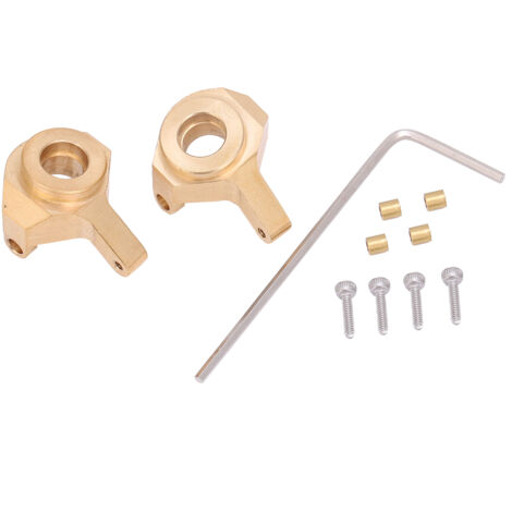 2 Pièces Contrepoids en Laiton pour Direction de Voiture 1/24 Axial SCX24 90081 AXI00002