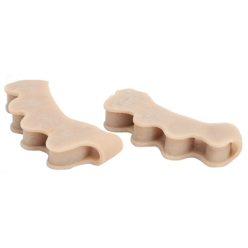 2 Pièces Correcteur d'Oignon Hallux Valgus Séparateur d'Orteils en Silicone Unisexe Soin des Pieds