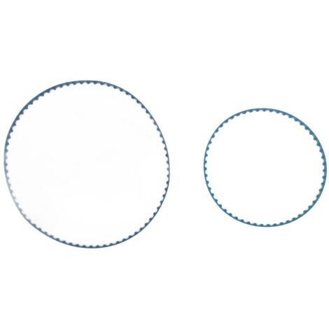 2 Pièces Courroie de Remplacement pour Nettoyeur de Piscine Automatique Polaris 9 100 1017 - Courroie de Transmission Légère en Caoutchouc