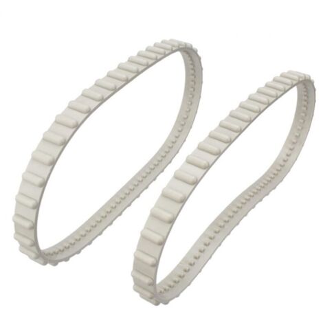 (2 pièces) Courroie d'entraînement en caoutchouc RCX23002 Exact, compatible avec le nettoyeur de piscine Hayward Aquavac Tiger Shark