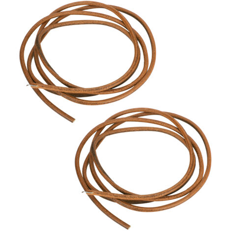 2 Pièces Courroie Machine à Coudre Cuir Véritable pour Pédale à Pied Accessoires