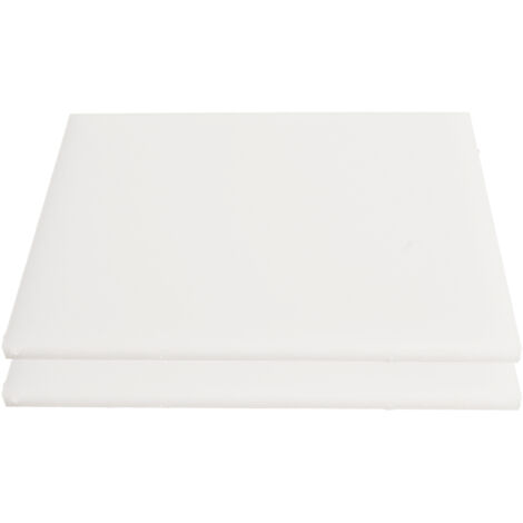 2 pièces Coussin de Perçage Cuir 15x20cm - Planche à Découper Cuir - Matelas de Protection pour Travail du Cuir DIY - Effet Amortissant - Blanc
