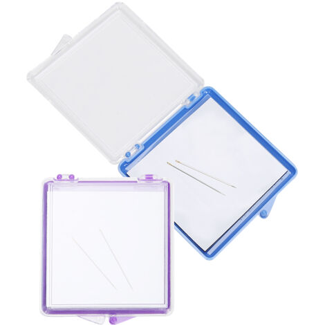 2 Pièces Coussin Magnétique pour Épingles de Couture, Boîte de Rangement Multifonction en Plastique DIY