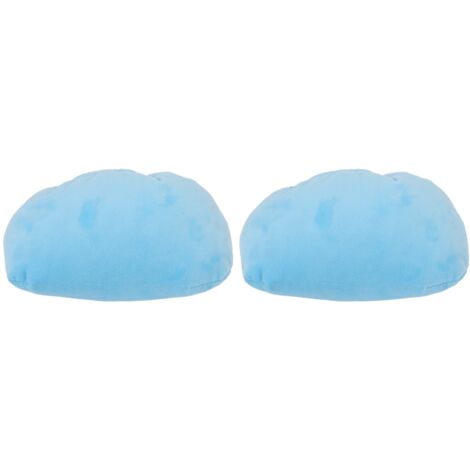 2 pièces Coussinets de Béquilles Bleus - Housse Moelleuse pour Poignées et Aisselles