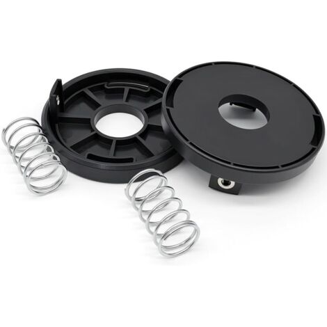 2 Pièces Couvercles de Bobine pour Einhell GE-CT 36/30 Li E Solo Coupe-Bordure Rechange Couvercle avec Ressort AGILLO 36/255 BL Bobines Débroussailleuses -